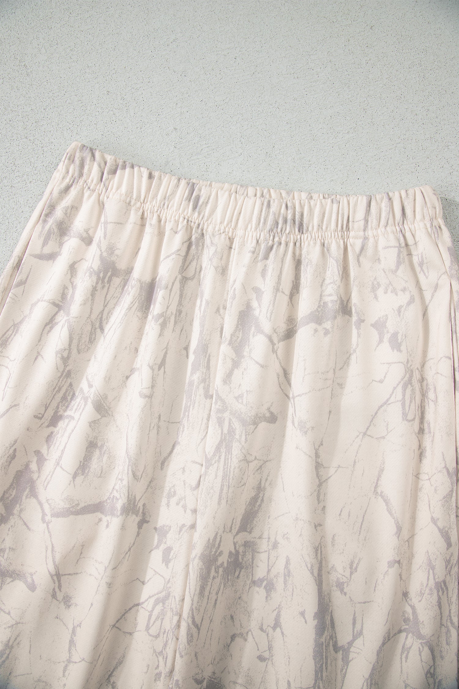 Khaki Camo Print Jogger Pants Set