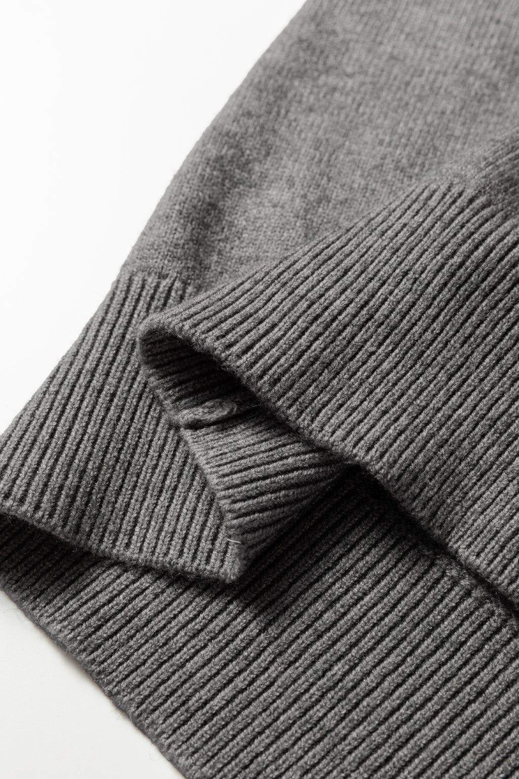 Sleet Lace Trim Patchwork Buttoned Cuffs Loose Sweater