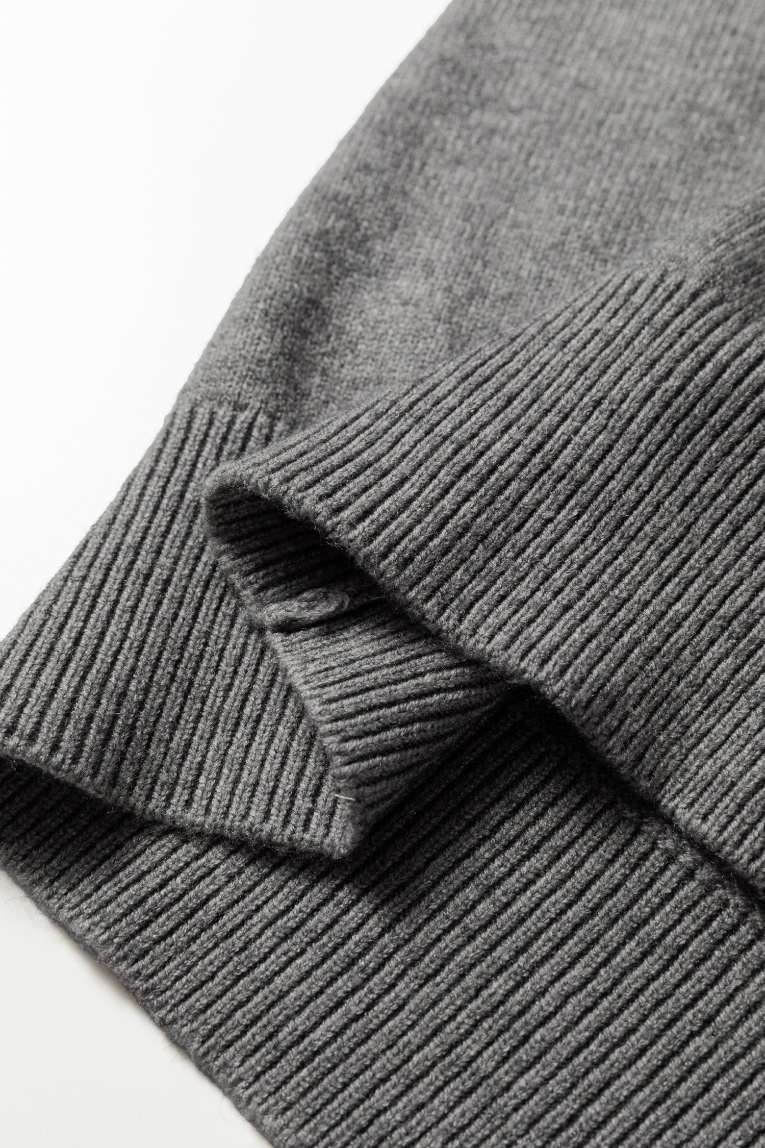 Sleet Lace Trim Patchwork Buttoned Cuffs Loose Sweater