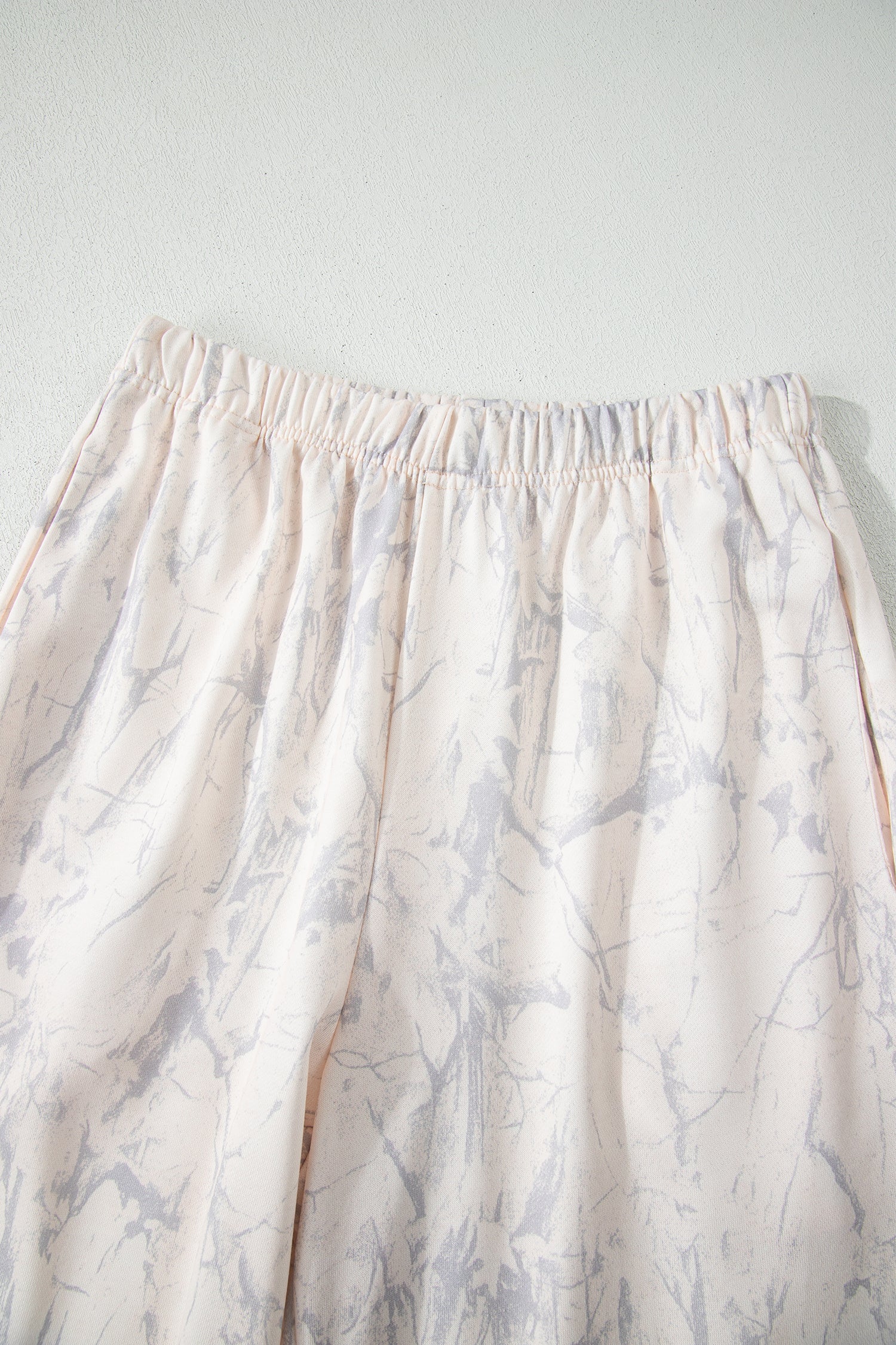 Khaki Camo Print Jogger Pants Set