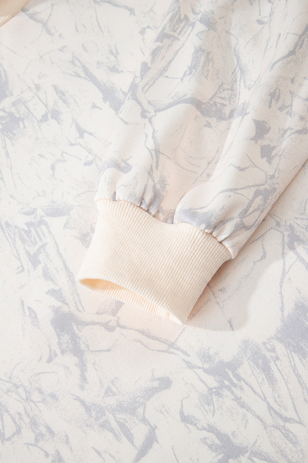 Khaki Camo Print Jogger Pants Set