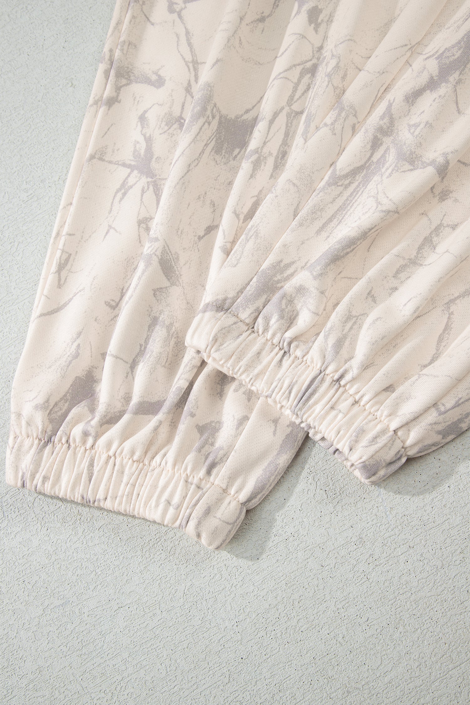 Khaki Camo Print Jogger Pants Set