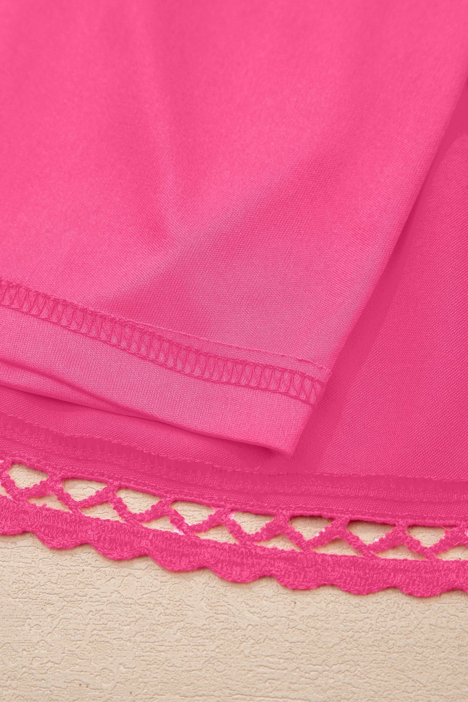 Navy Blue Plus Size Frilled Elastic Waist Lace Trim Boho Ruffled Shorts