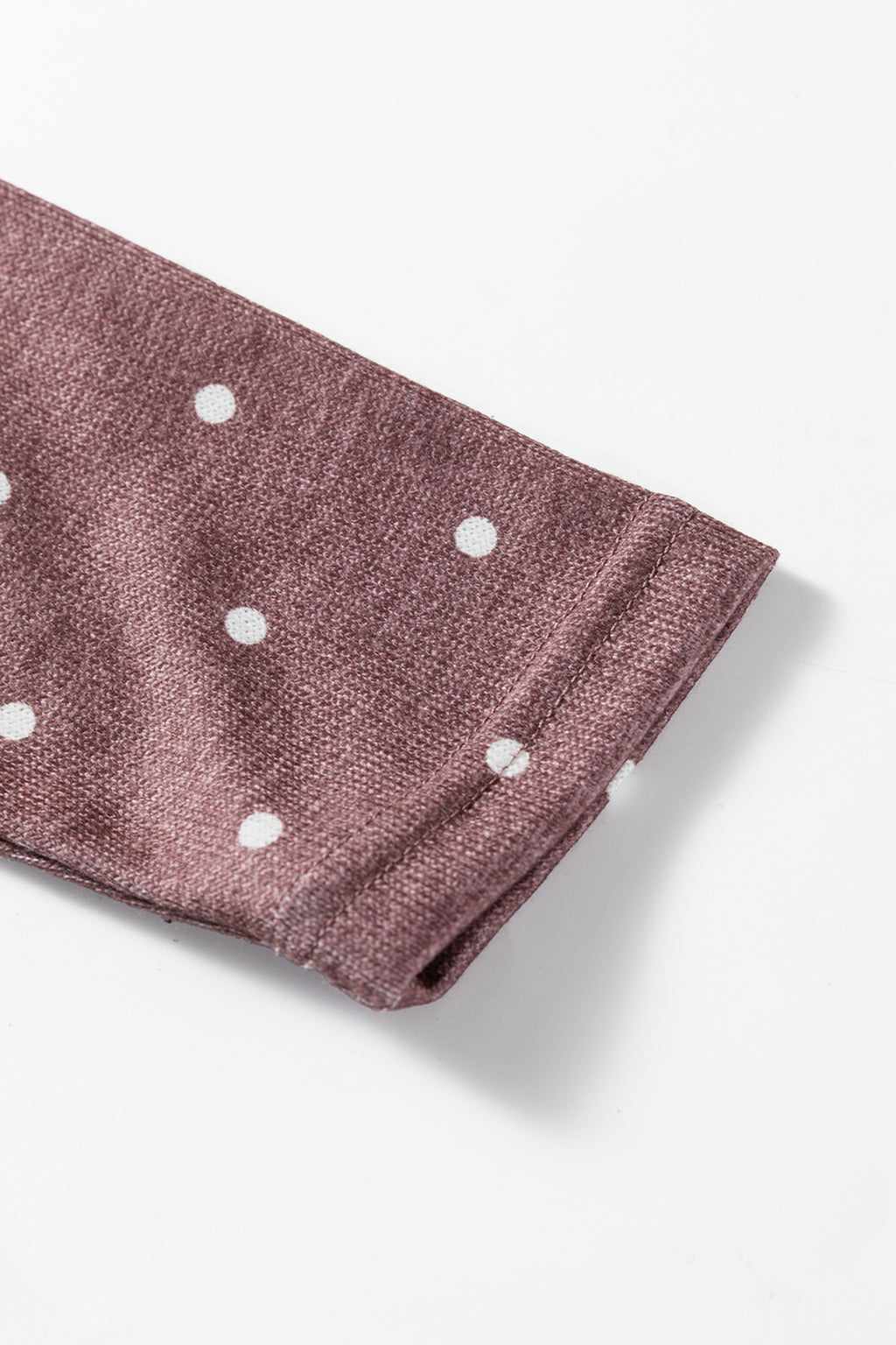 Jet Stream Polka Dot Boat Neck Knit Long Sleeve T Shirt