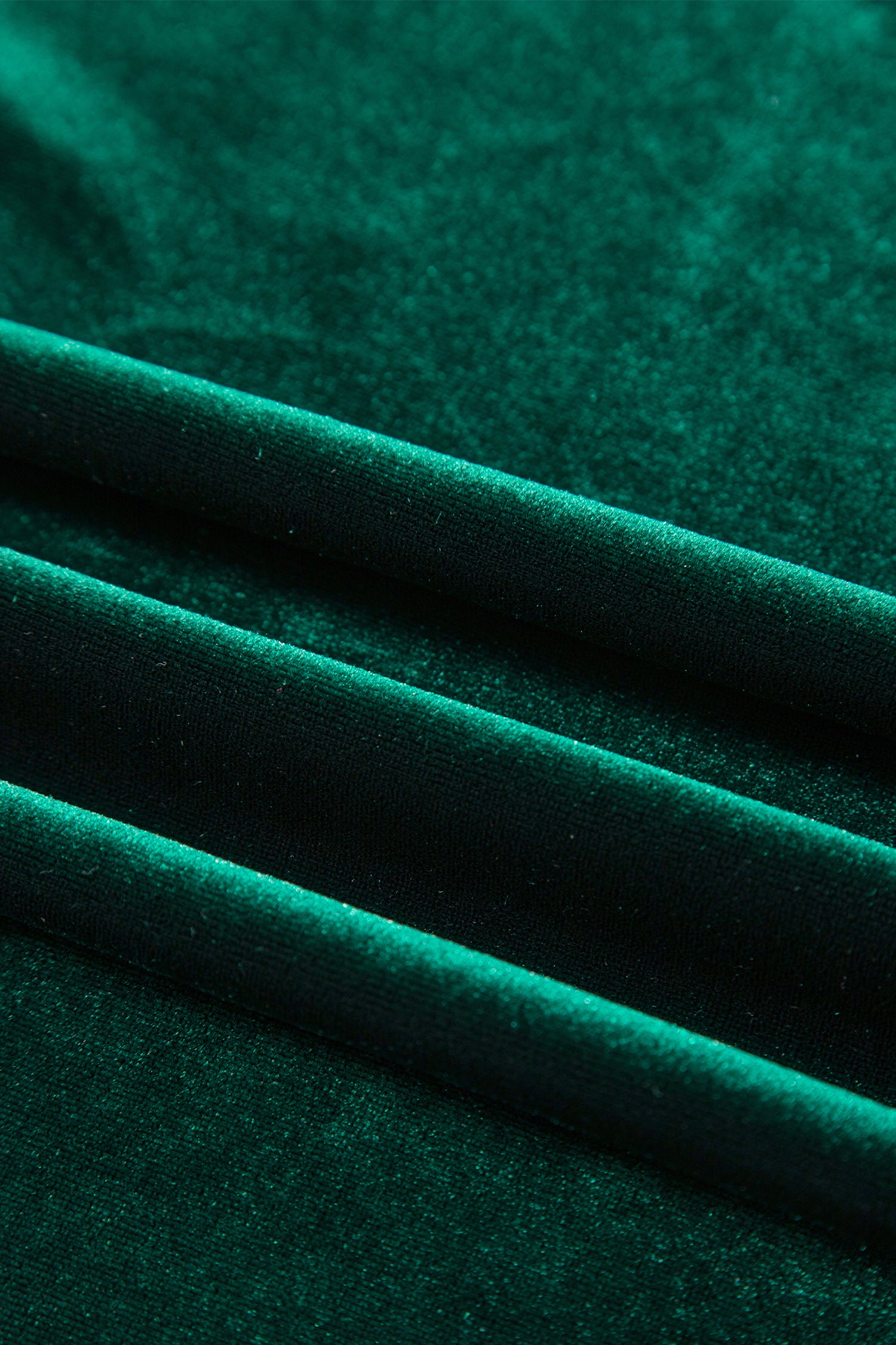 Red Dahlia Asymmetric Button Keyhole Neck Long Sleeve Velvet Blouse