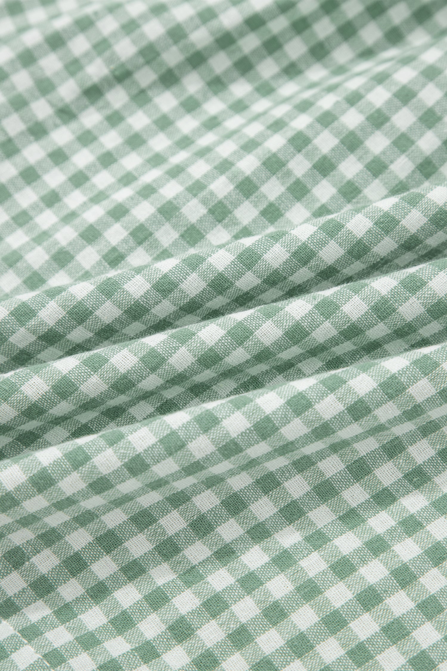 Green Contrast Trim Plaid Print Plus Size Shorts