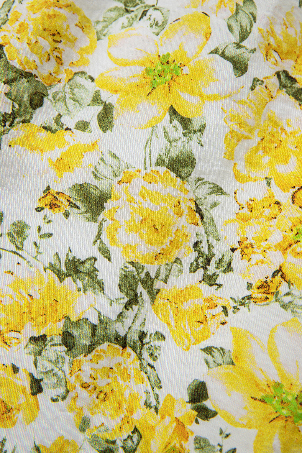 Banana Cream Floral Lace Tied Strap Empire Waist Maxi Dress