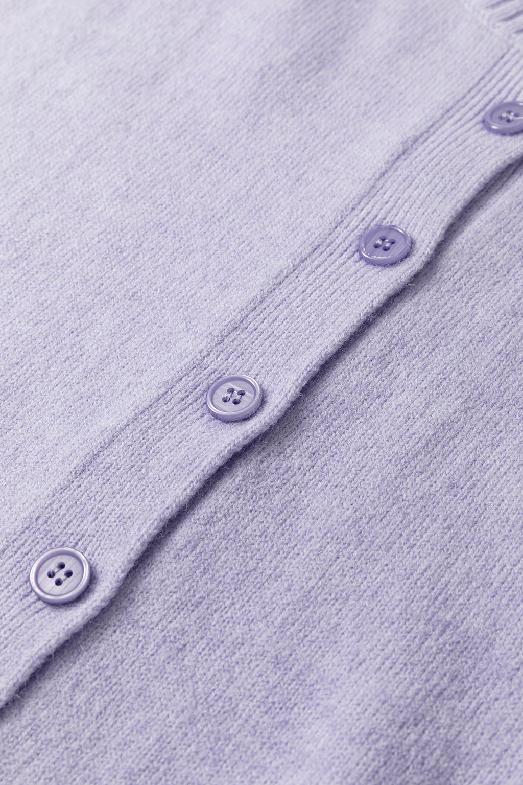Lavendula 3/4 Sleeve Boxy Knit Button Down Sweater Cardigan