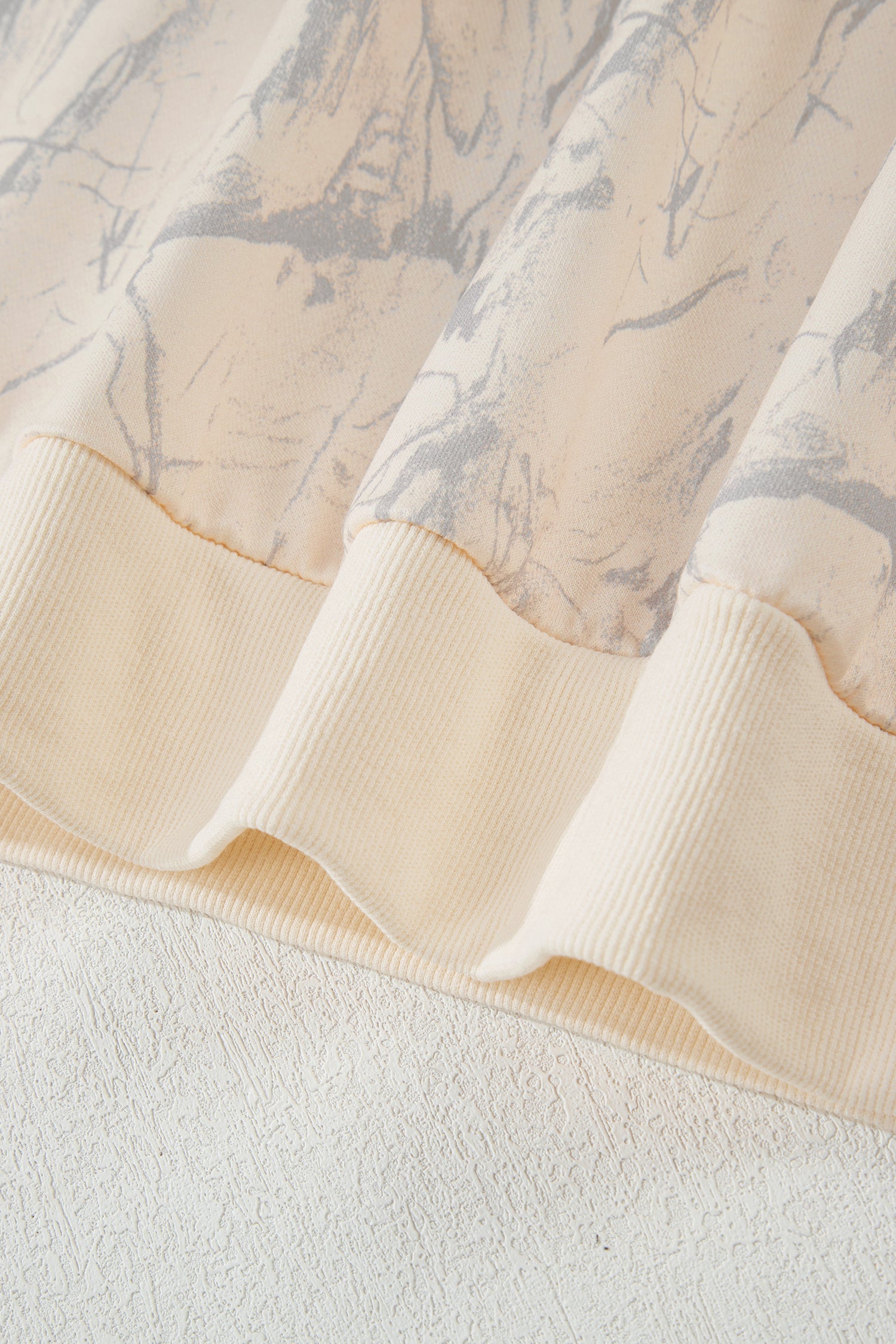 Pink Camo Mock Neck Baggy Sweatshirt