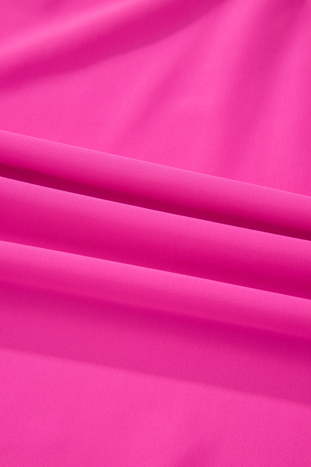 Rose Red Contrast Trim Neckline Active Shorts Attached One Piece Swim Dress