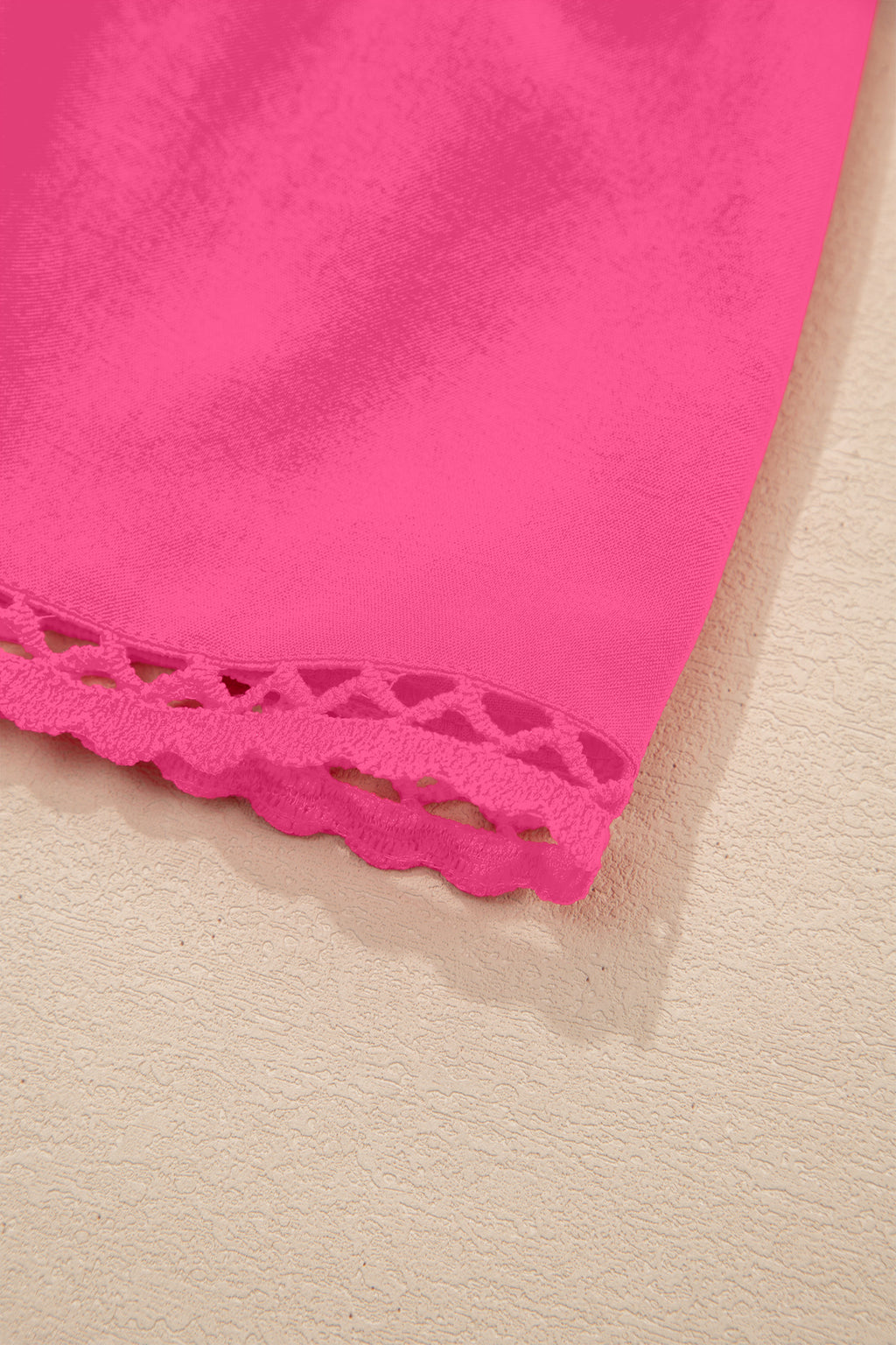 Navy Blue Plus Size Frilled Elastic Waist Lace Trim Boho Ruffled Shorts